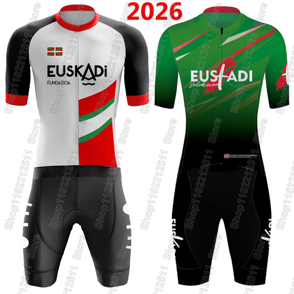 Cycling Commute Shorts - Completo Ciclismo Euskadi Team 2026 Estivo
