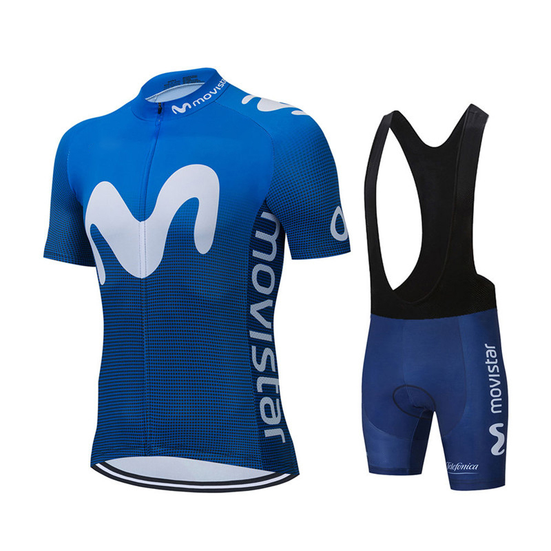 Cycling Commute Shorts - Maglia da ciclismo della squadra Movistar