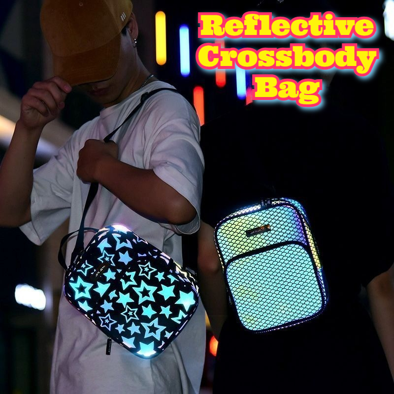 Cycling Commuter Bag - Borsa a tracolla riflettente Borsa a
