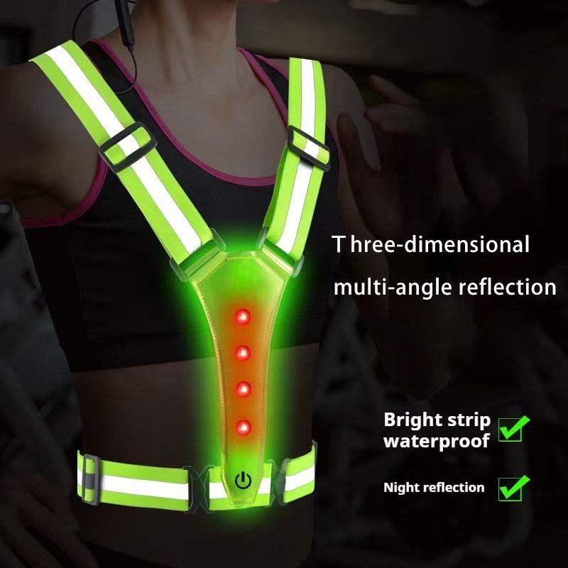 Gilet da corsa a LED Cinghie r - Reflective Vest Cycling recensione e prezzo